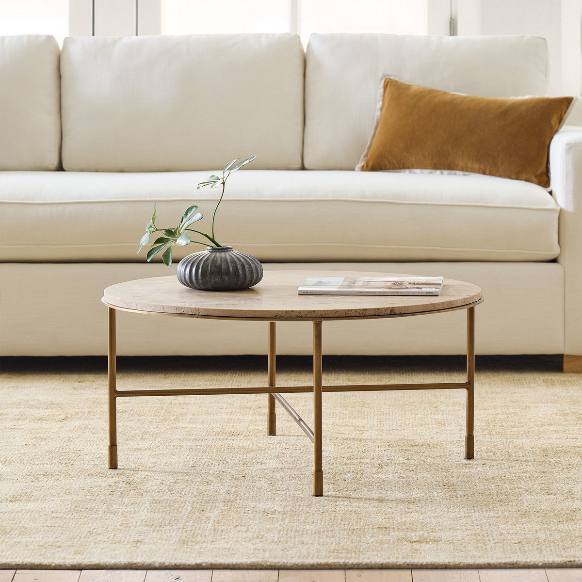 Travertine Coffee Table