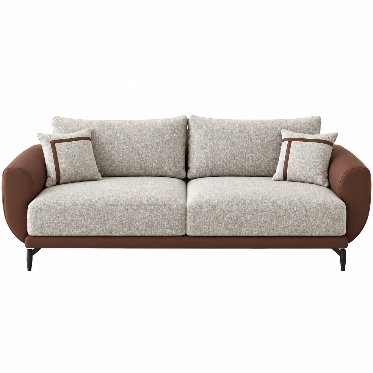 Modern Dual-Tone 5-Seater Sofa Set (3+1+1)