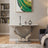 Luna Polished Stainless Steel Console Table