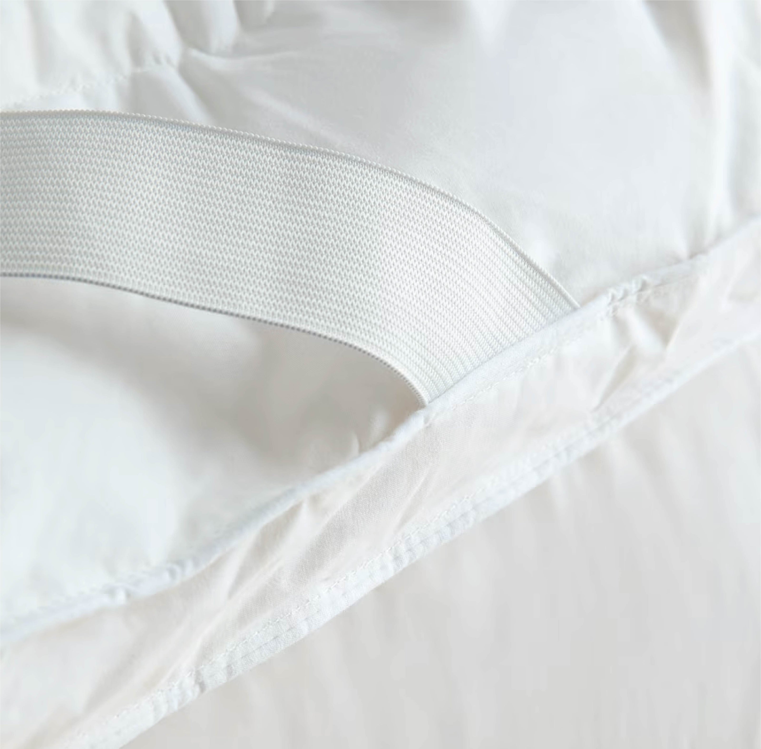 Premium Comfort Mattress Topper– Extra Thick White-100% Cotton Down proof