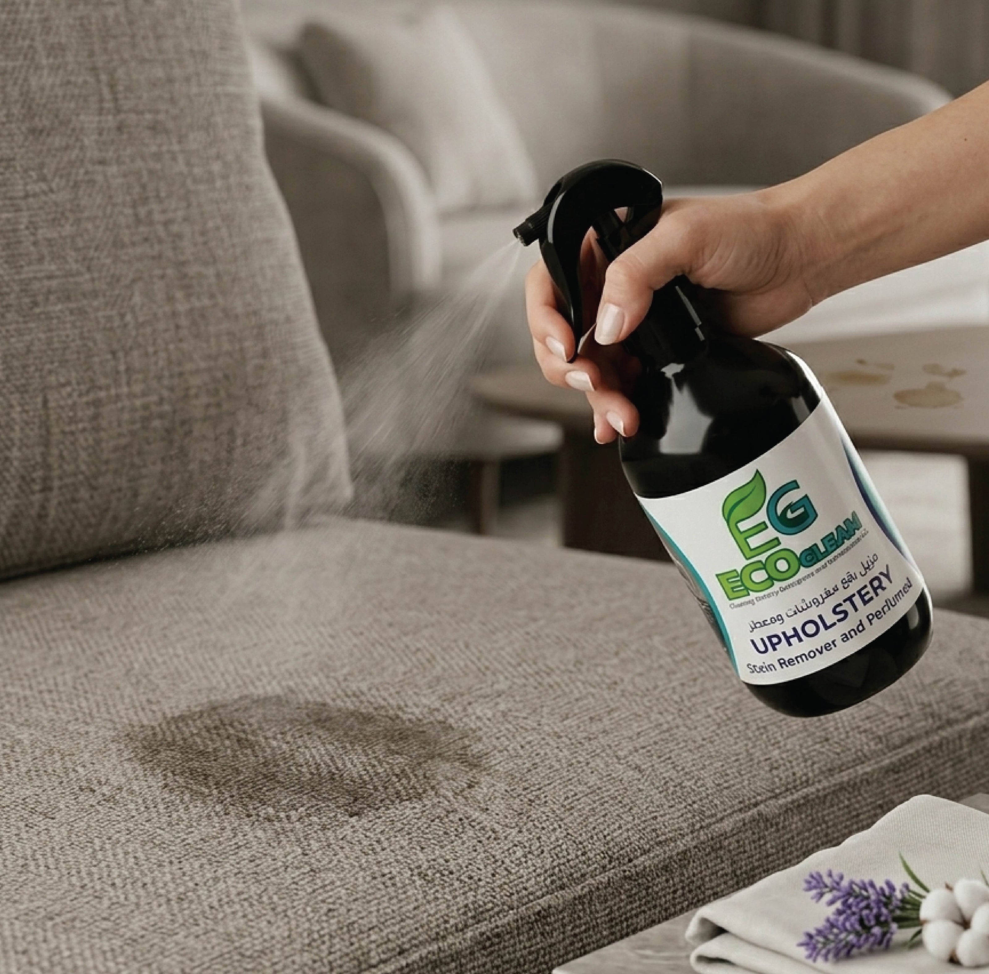 Eco Gleam Upholstery Stain Remover & Perfumed -Buy 1-Get 1 Free