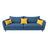 Pan Gulf Luxury Velvet 7-Seater Sofa Set