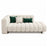 Channel-Tufted Right-Arm Chaise Lounge Sofa
