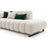 Channel-Tufted Right-Arm Chaise Lounge Sofa