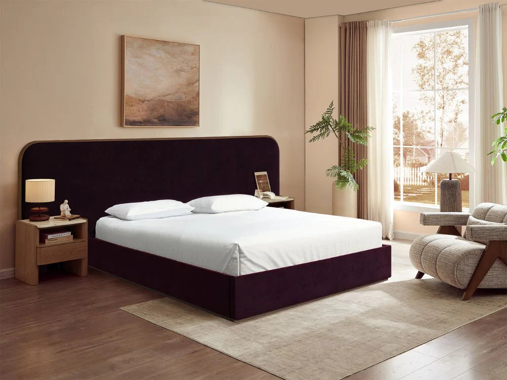 Velvet King Bed