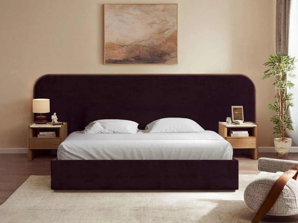 Velvet King Bed