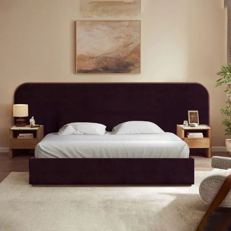 Velvet King Bed
