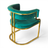 Velora Teal Accent Chair