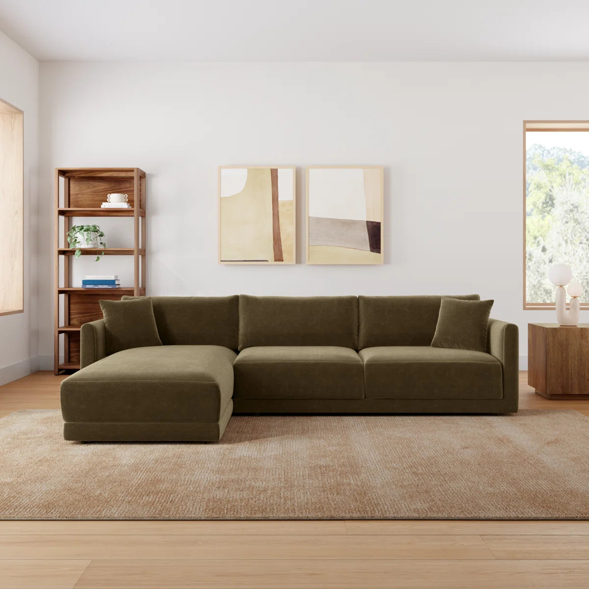 Bravella Modern Sectional Sofa