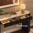 Virella Solid Wood Fluted Console Table