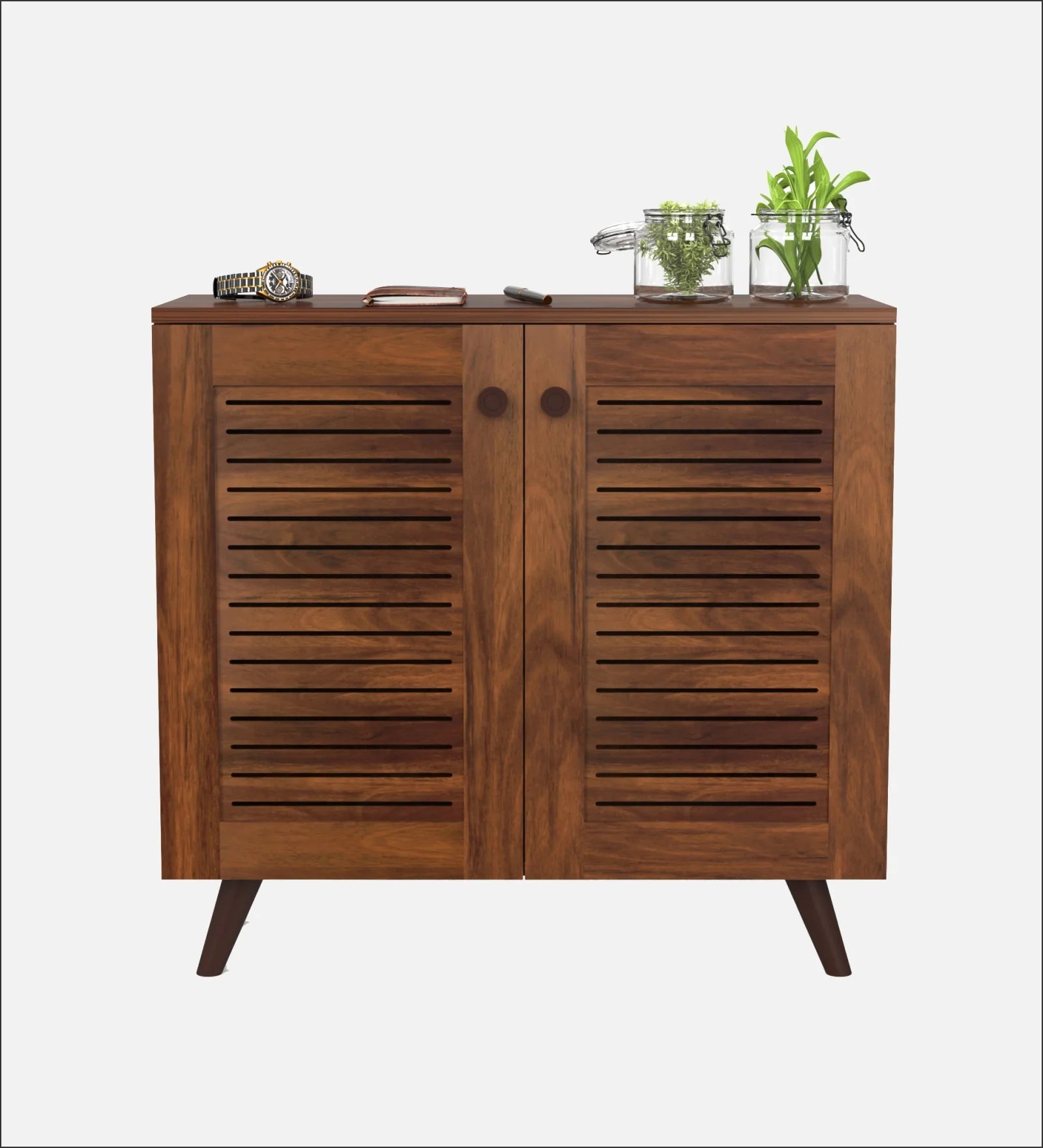 Virello 2-Shelf Shoe Cabinet
