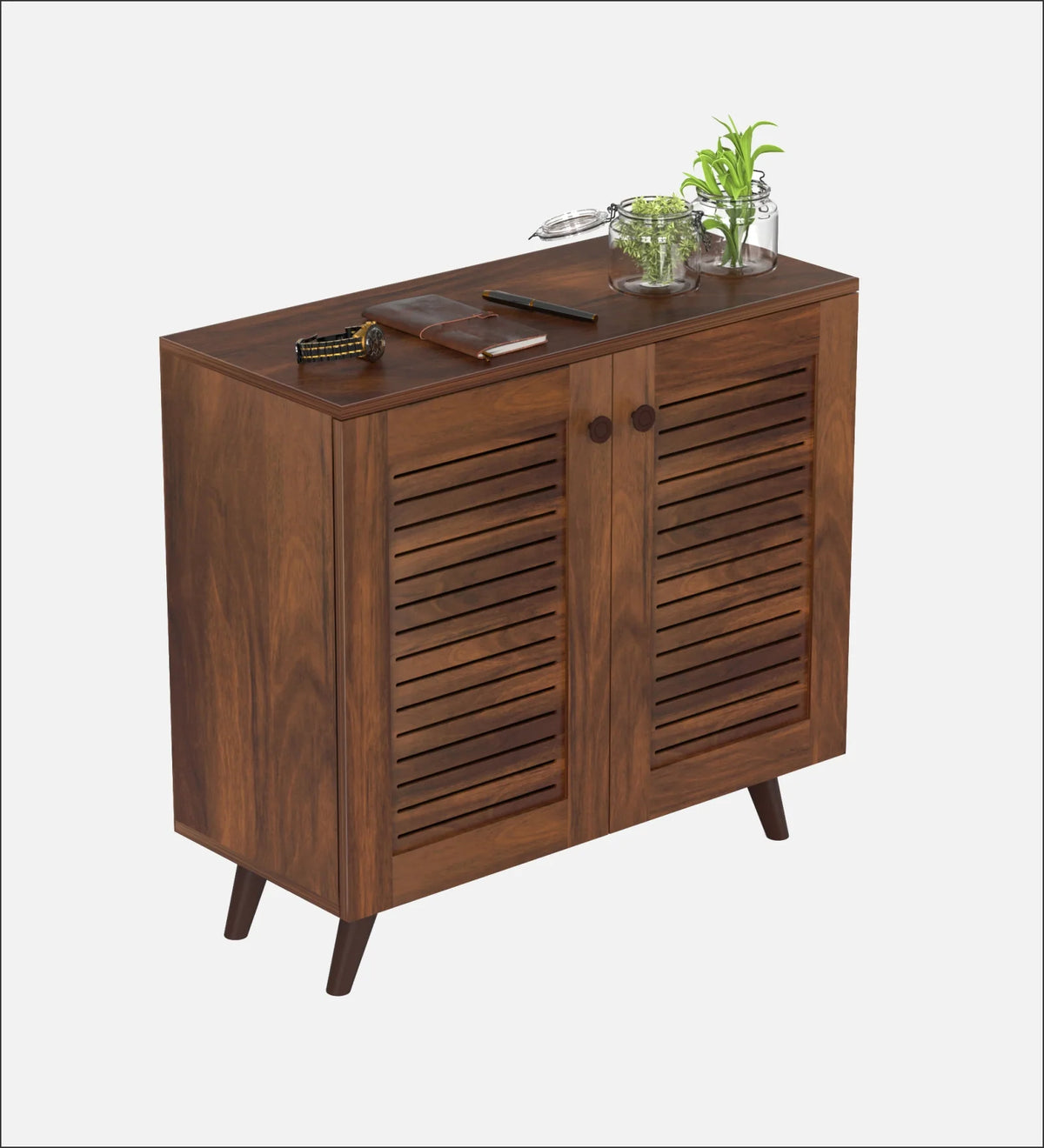 Virello 2-Shelf Shoe Cabinet