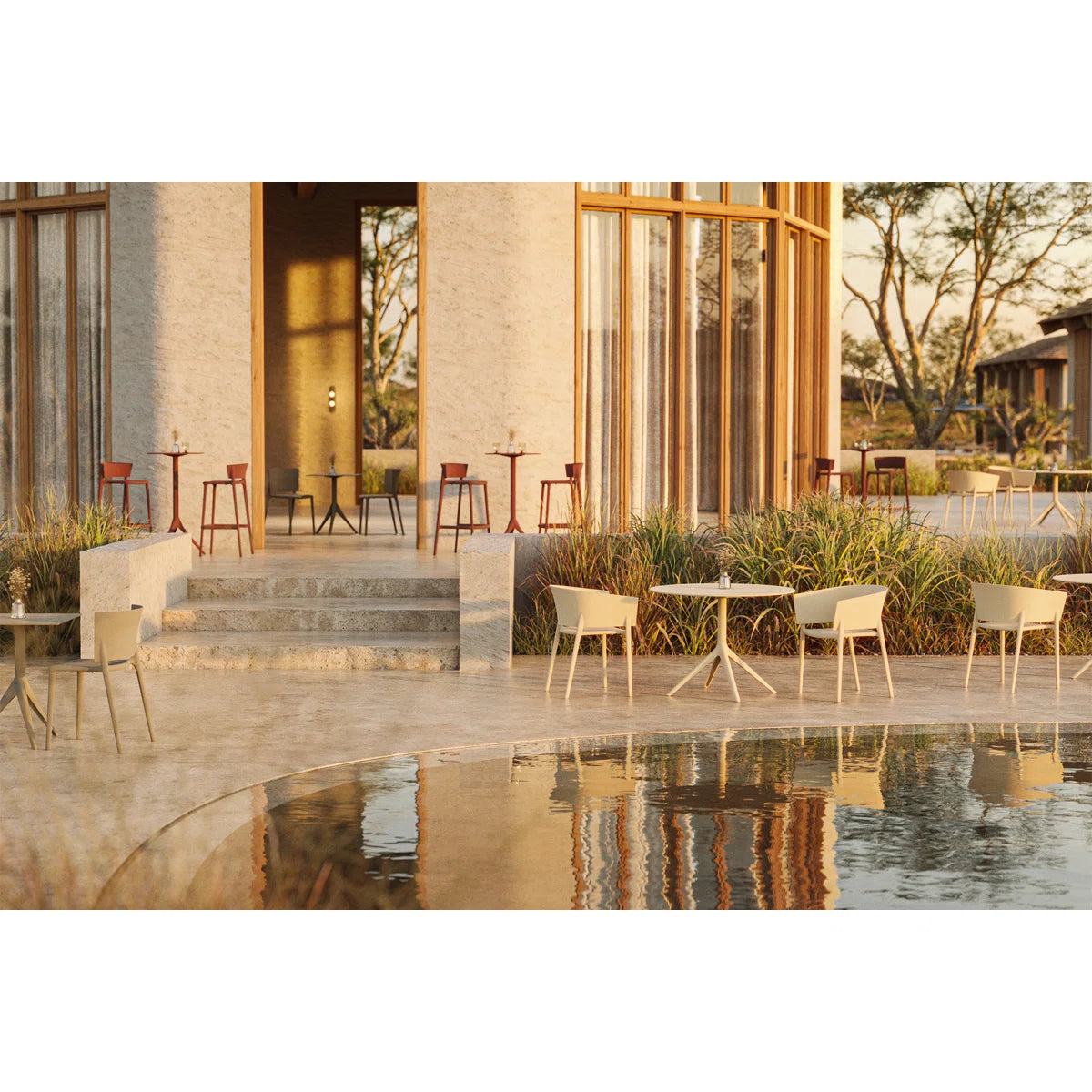 Vozhinja Bar Stool (Set of 4)