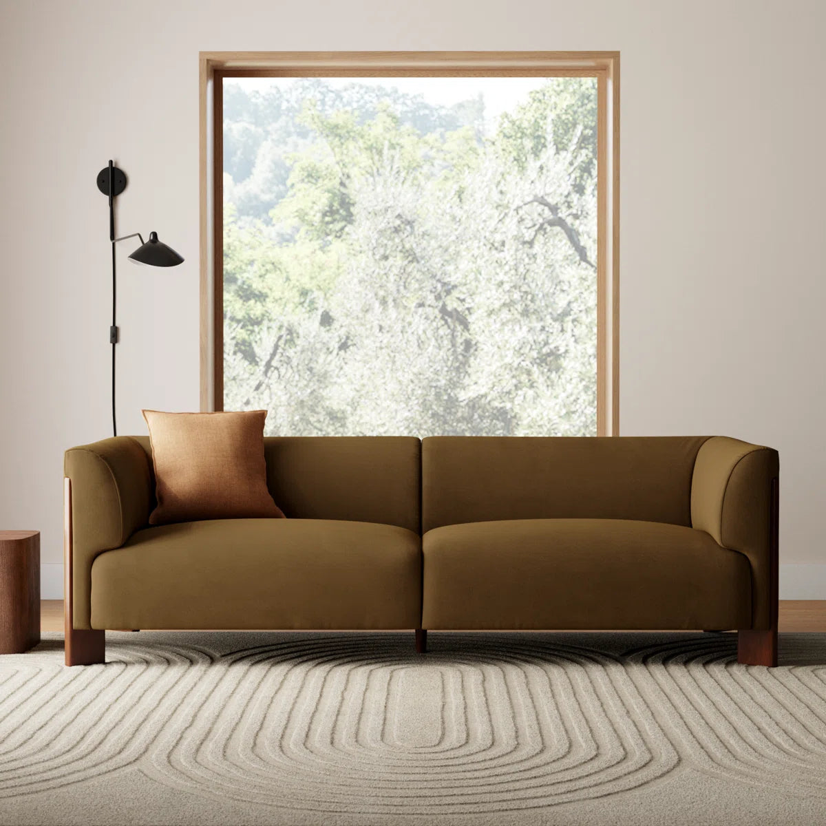 Werters Sofa With Solid Wood Leg