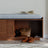 Weston Walnut Shoe Rack Bench