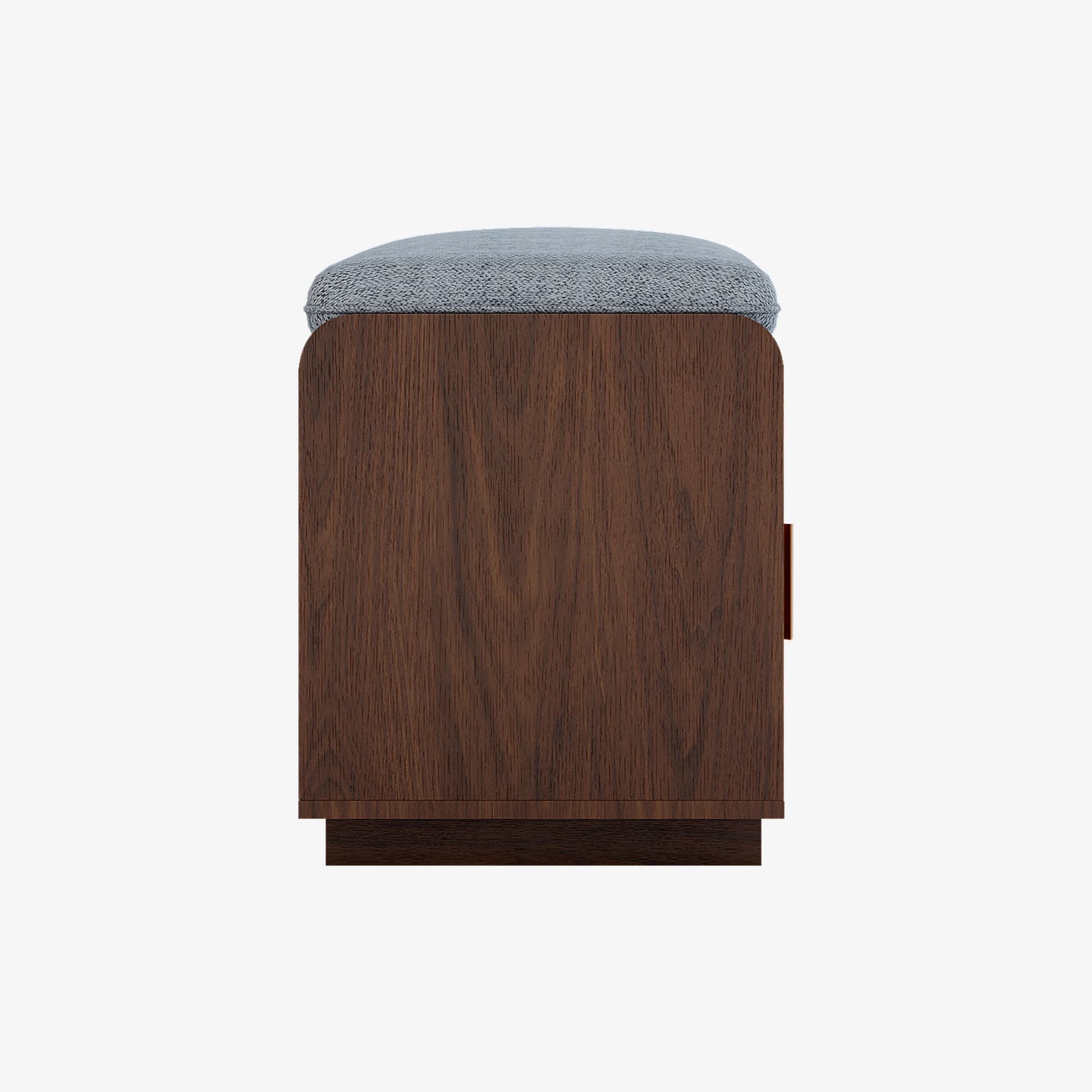 Weston Walnut Shoe Rack Bench