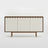 United Whitehouse White Sideboard 3 Door Cabinet