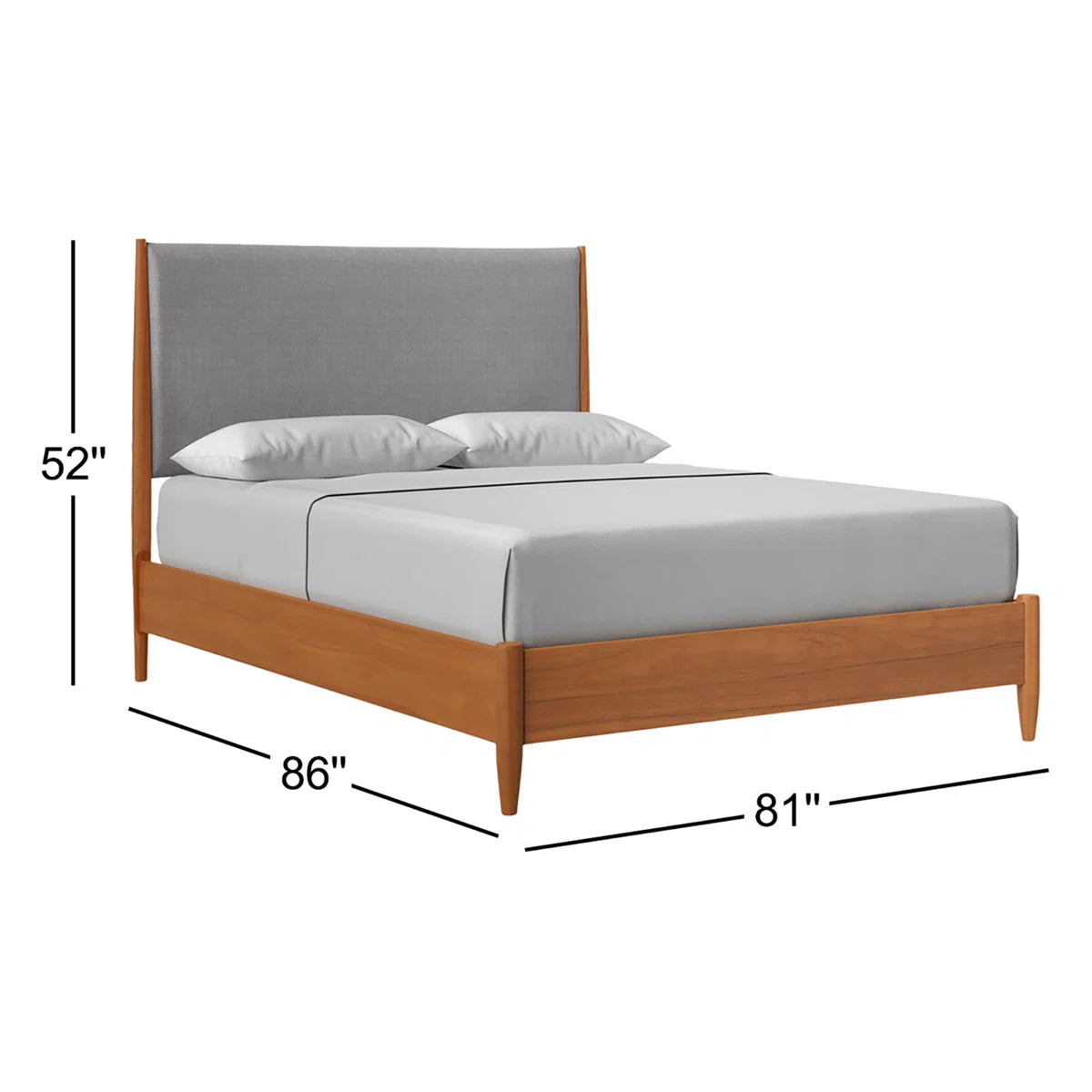 Willam Upholstered Panel Bed
