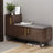 Willow Black Walnut Shoe Rack Bench