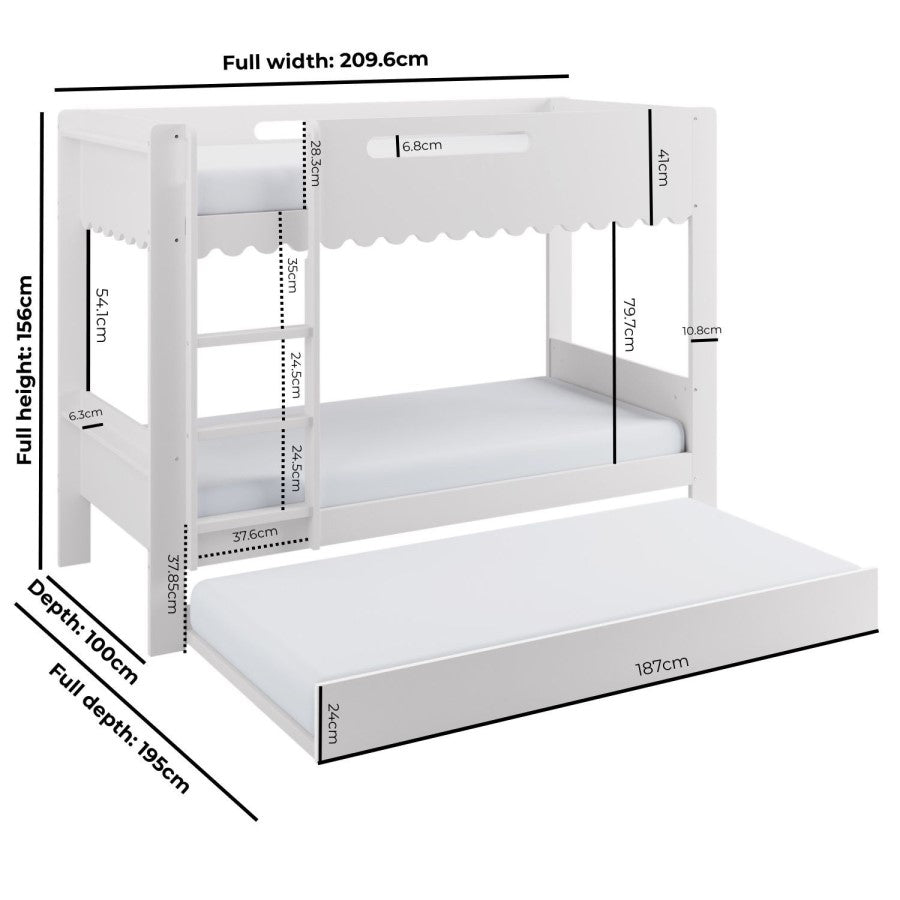 Willow Triple Sleeper Bunk Bed
