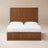 Cloudy Fluted Bed Frame