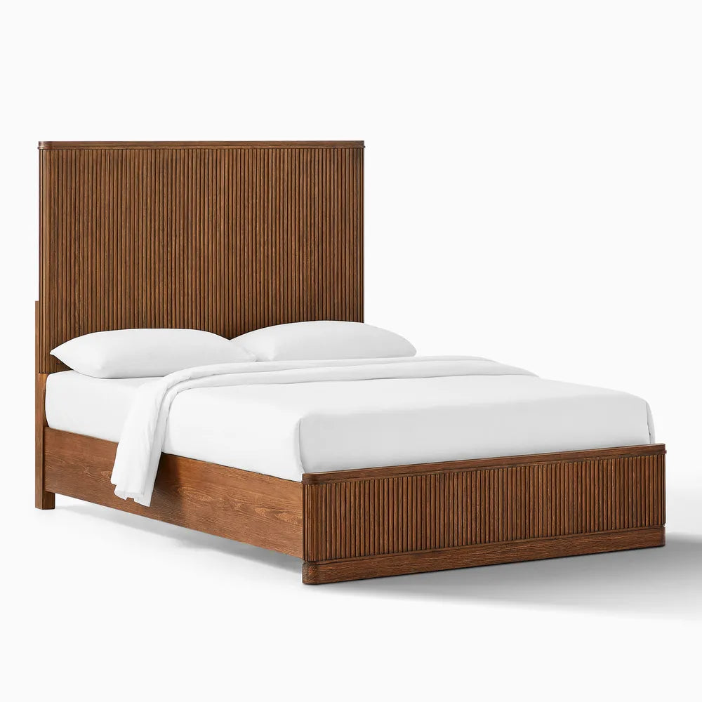 Cloudy Fluted Bed Frame