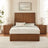Cloudy Fluted Bed Frame