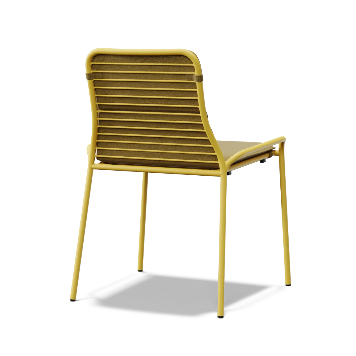 Neo Outdoor Stacking Dining Side Chair with Sunbrella® Cushion (Set of 2)