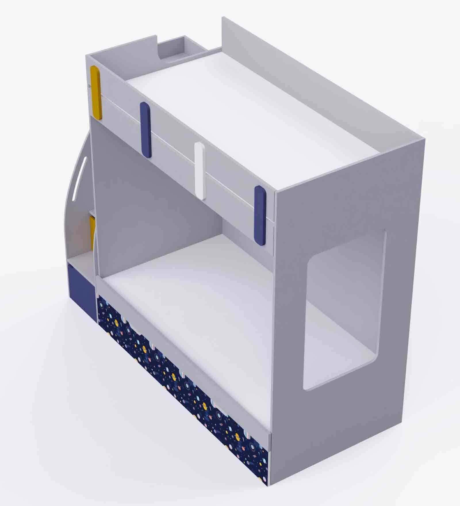 Zavira Twin Bunk Bed