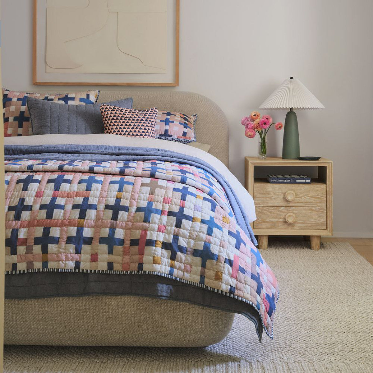 Zelvane Upholstered Bed