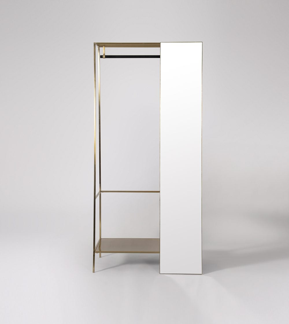 Wardrobe Brass & Black