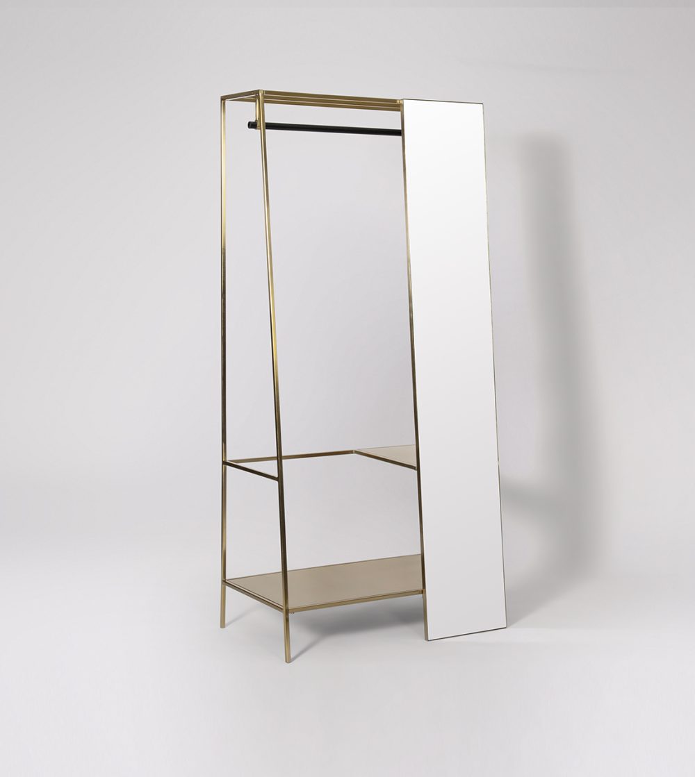 Wardrobe Brass & Black