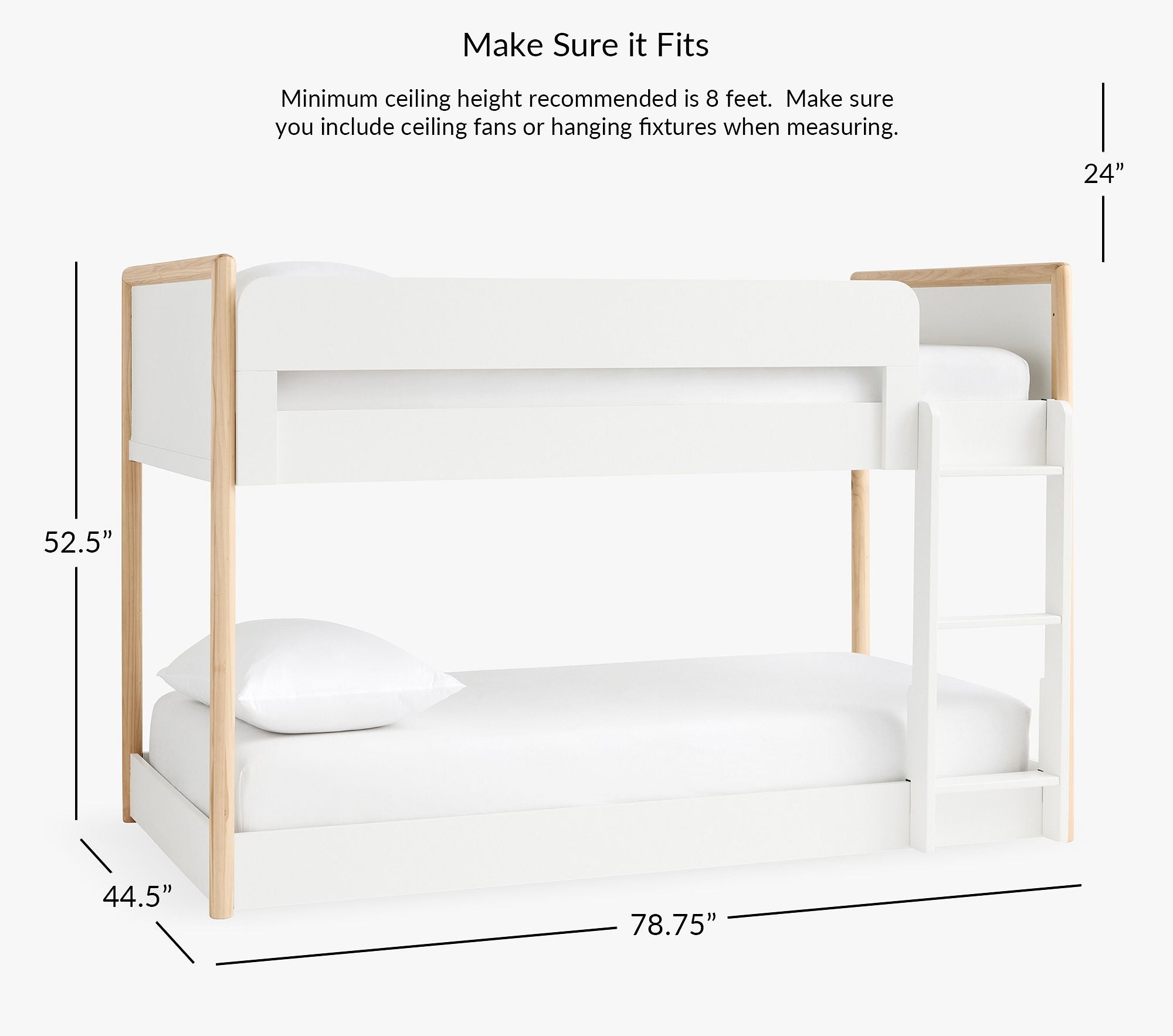 Merblin Twin-Over-Twin Low Bunk
