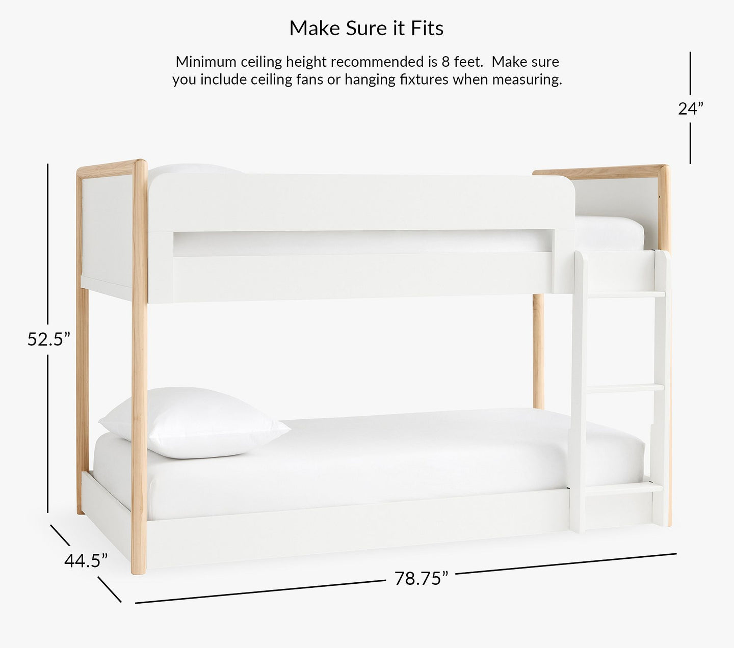 Merblin Twin-Over-Twin Low Bunk
