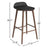 Morko Solid Wood Frame and Artifical Leather Seat