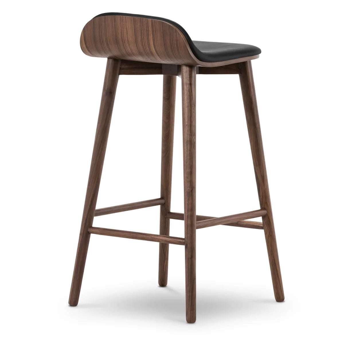 Morko Solid Wood Frame and Artifical Leather Seat