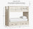 Bellber Twin-Over-Twin Bunk Bed