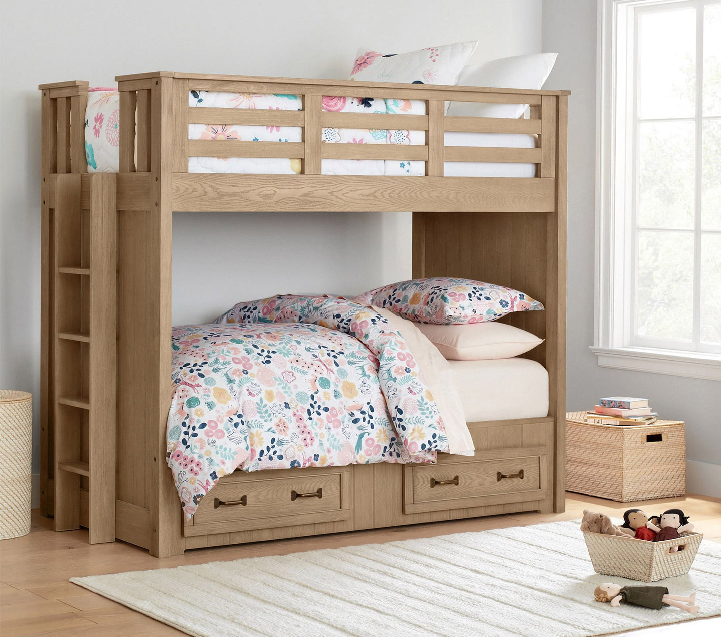 Bellber Twin-Over-Twin Bunk Bed