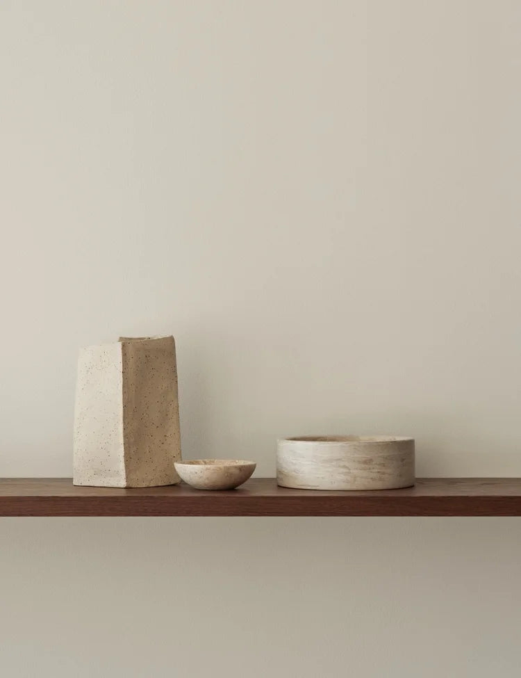 Dark Oak & Concrete Modern Scandinavian Kitchen with Natural Materials