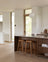 Minimalist timber kitchen with dark oak cabinetry