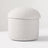 Cream Bouclé Storage Ottoman