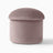 Cream Bouclé Storage Ottoman