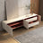 Korel Beige Fluted TV Stand