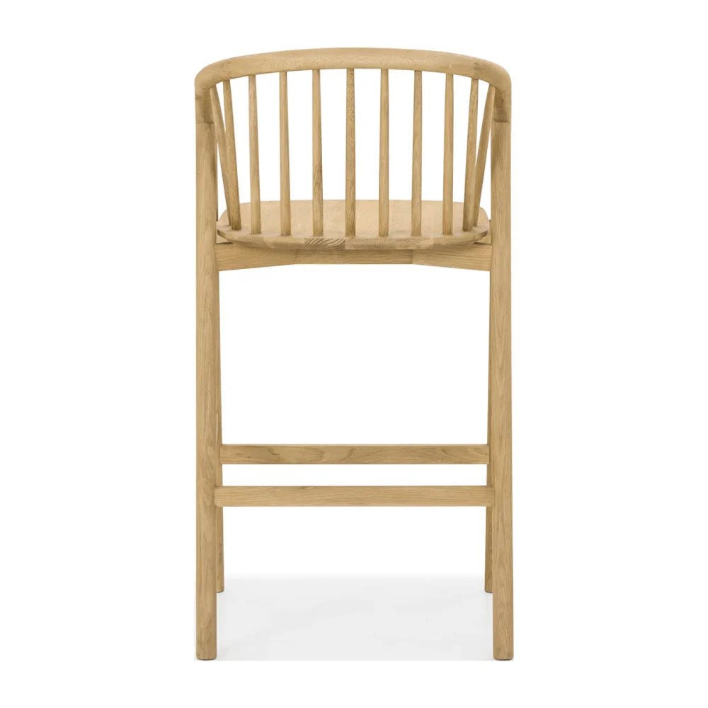 Golden Wood Barstool