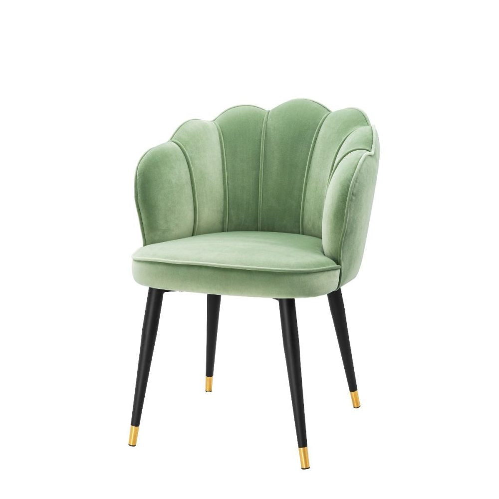 Green Velvet Accent Chair