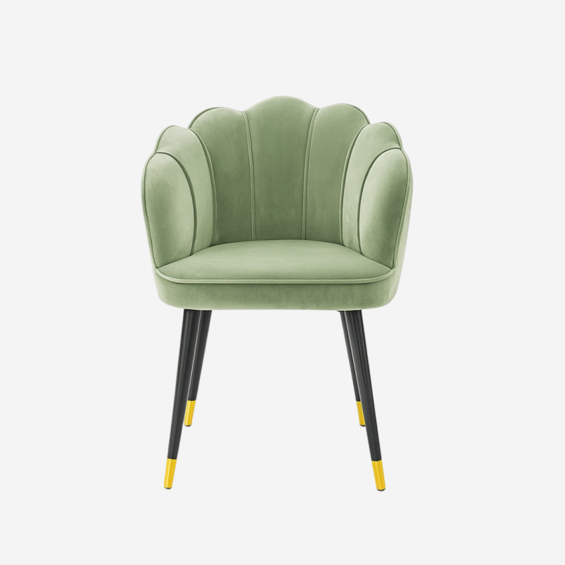 Green Velvet Accent Chair