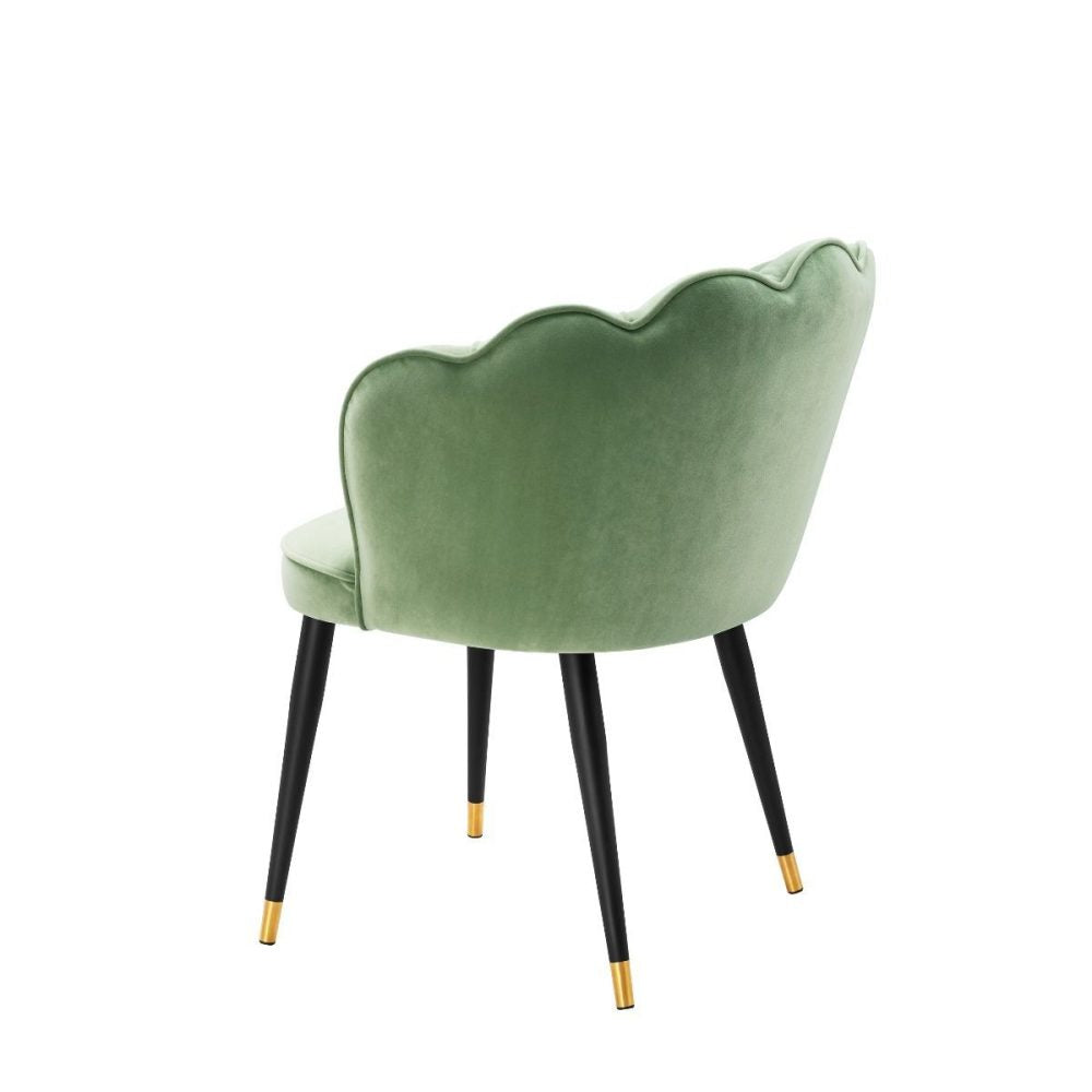 Green Velvet Accent Chair