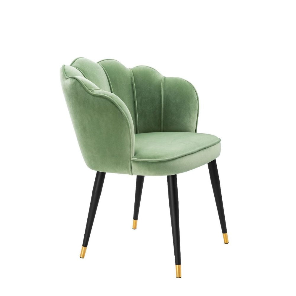 Green Velvet Accent Chair