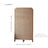 Rattaber Wood Cane Panel Privacy Screen | One Piece Partition