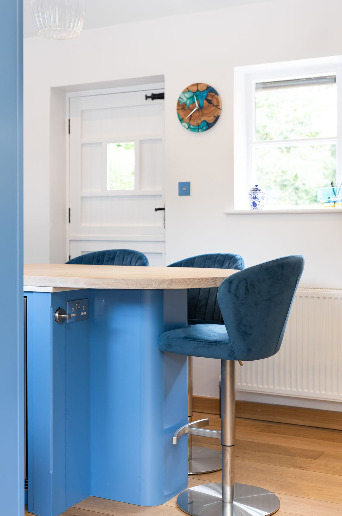 The Mediterranean Blue Shaker Kitchen